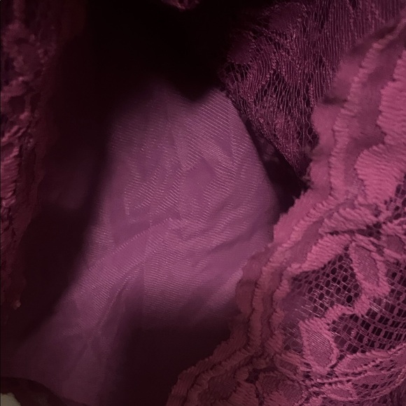 Chic Lace Midi Skirt - Purple - Picture 5 of 5